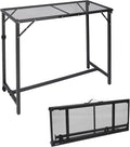 REDCAMP 39 Inch Outdoor Bar Table, Folding Paito Bar Height Table by REDCAMP