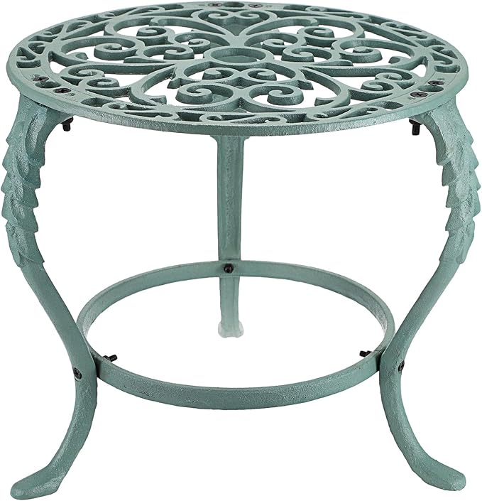 OwnMy Heavy Duty Cast Iron Plant Stand Vintage Wrought Iron Flower Pot Holder by OwnMy