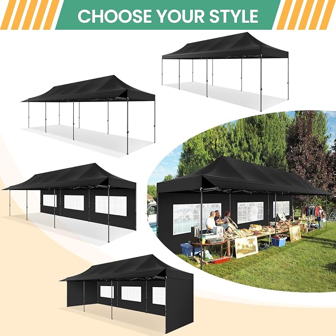COBIZI 10x30 Pop Up Canopy Tent - Image 8