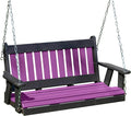 Mission Poly Lumber Wood 5FT Porch Swing Amish Craftsmandship Made in USA HDPE by Unknown