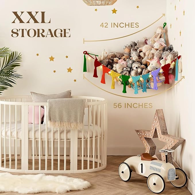 Macrame DreamLights Boho Animal Storage Net - Image 5