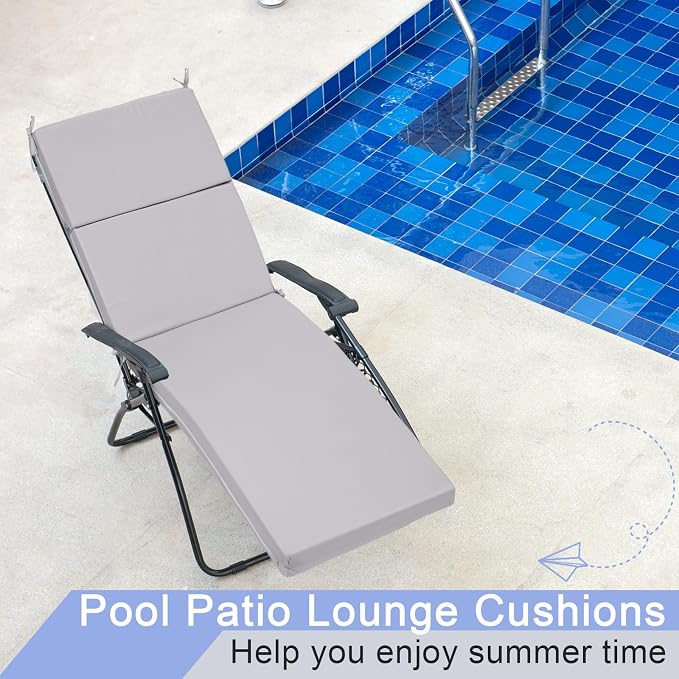 Indoor Outdoor Chaise Lounge Cushions Sponge Bench Outdoor Furniture Chaise - Image 7