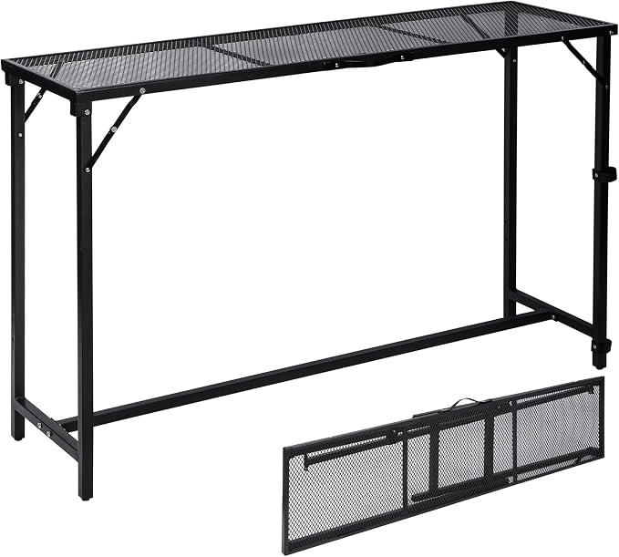 REDCAMP 55 Inch Outdoor Bar Table, Folding Paito Bar Height Hot Tub Table by REDCAMP