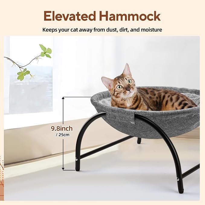 Raised Cat Hammock Bed, Pet Bed - Image 3