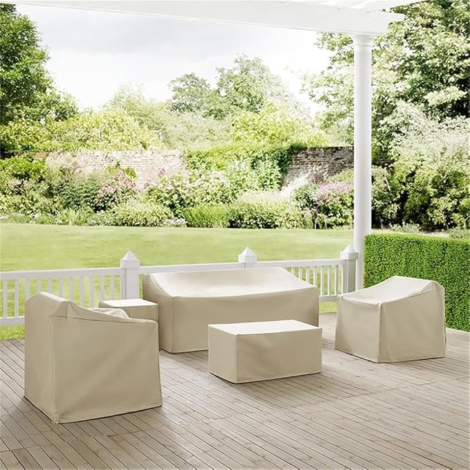 Crosley Furniture Patio Furniture Covers, Waterproof 5-Piece Cover Set - Image 2