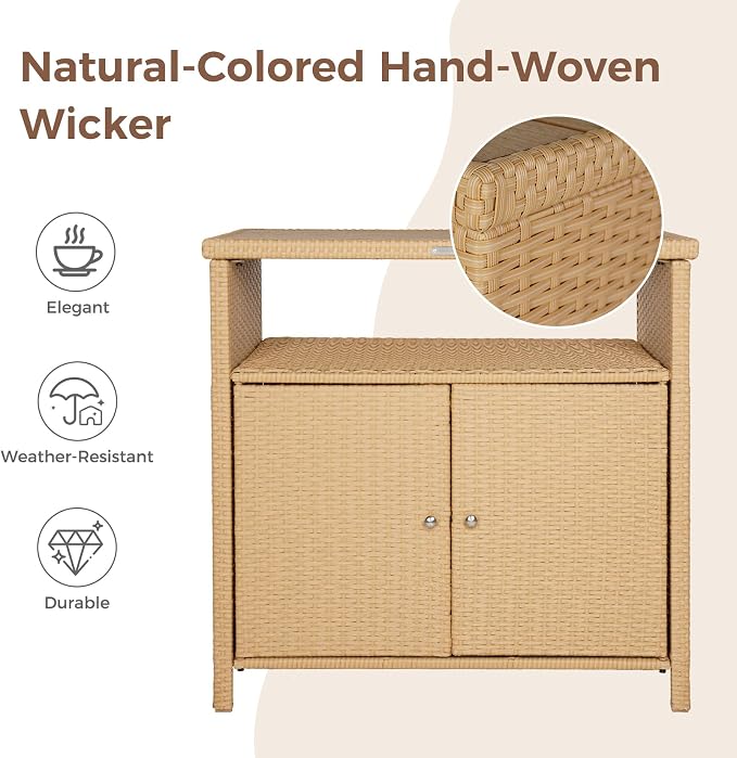 Grand patio Outdoor Storage Cabinet - Image 4