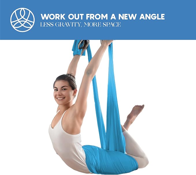 Aerial Silk Yoga Hammock & Swing - Image 6