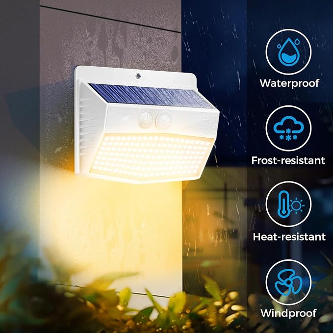 Peasur Solar Lights Outdoor Motion Sensor Security Light - Image 4