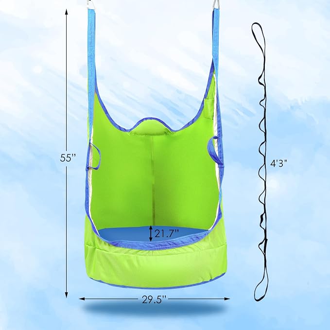 YAERSI Upgraded Kids Pod Swing Chair, Child Hanging Hammock Chair - Image 4