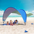 TOBTOS UPF 50+ Pop Up Beach Tent, Easy Set Up Beach Umbrella, Sun Shelter by TOBTOS