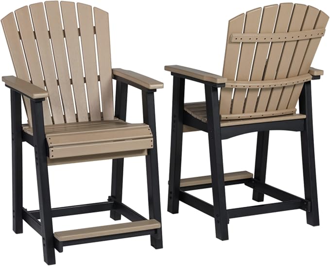 Signature Design by Ashley Outdoor Fairen Trail HDPE Patio Barstool - Image 8