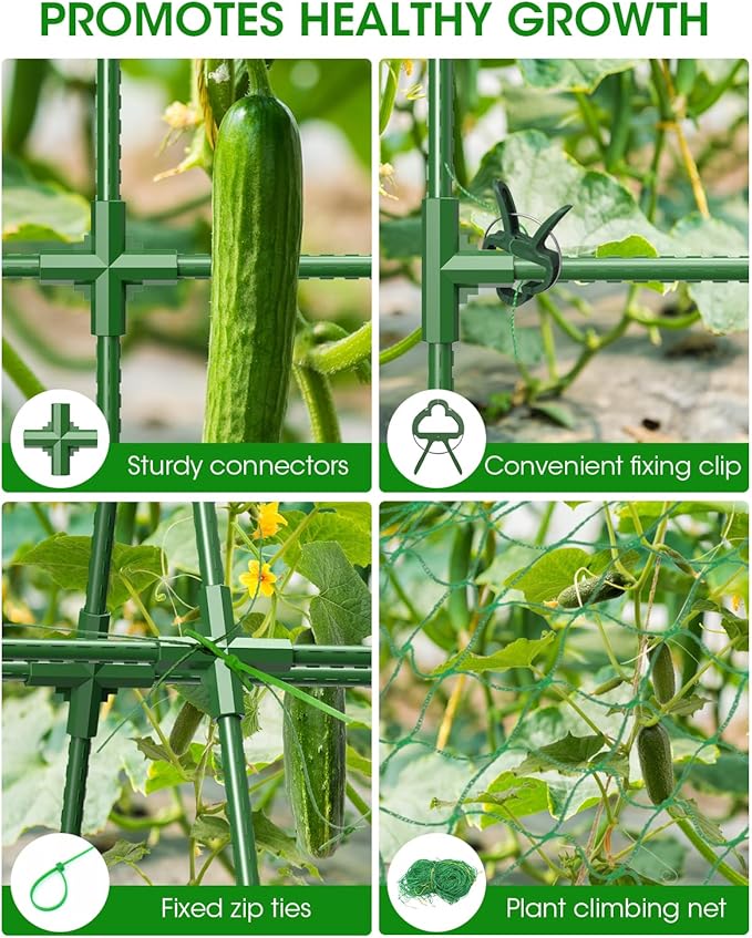 4 Pack Cucumber Trellis, Garden Trellis - Image 4
