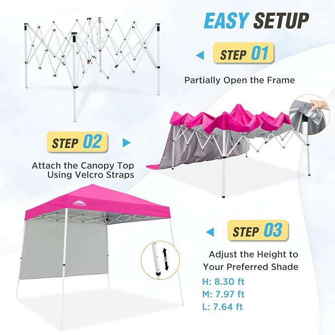 EAGLE PEAK 10x10 Pop Up Canopy Tent - Image 2