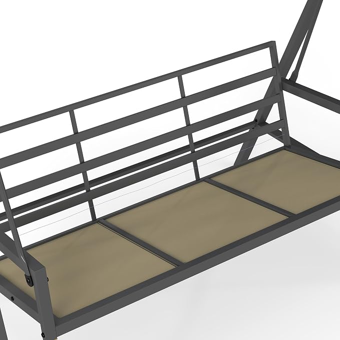 Outsunny 3-Seat Outdoor Porch Swing - Image 8