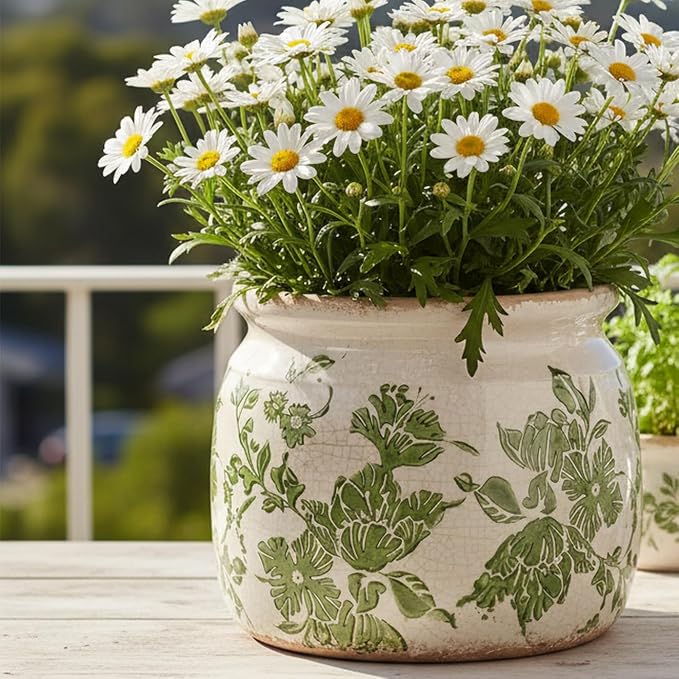 Tuscan Ceramic Indoor Plant Pot & Vase - Image 2