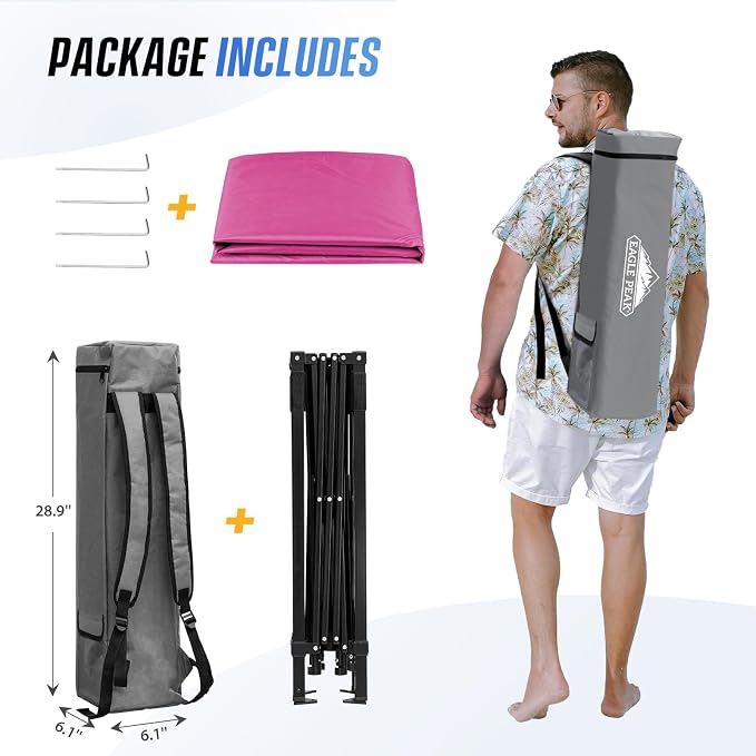 EAGLE PEAK 8x8 Pop Up Canopy Tent - Image 9