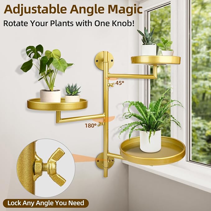 Rotating Window Plant Shelves - Image 2
