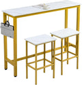 Finnhomy 52.7" Industrial Bar Table Set by Finnhomy