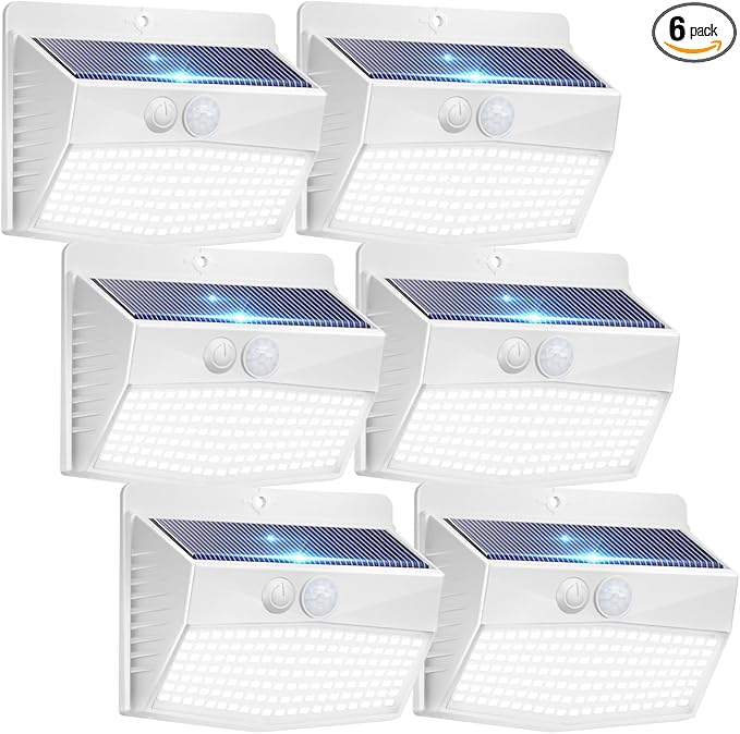 Peasur Solar Lights Outdoor Motion Sensor Solar Security Wall Light by Peasur