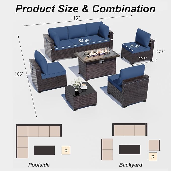 ALAULM Patio Furniture Set - Image 7