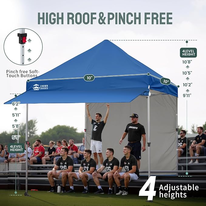CROWN SHADES 10x10 Commercial Pop Up Canopy Tent - Image 4