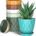 6 Pack 6 Inch Indoor Plant Pots by Unknown
