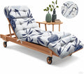 Outdoor Chaise Lounge Chair Cushion 75.1 x 22.8 x 4.7 Inches 100% Waterproof by Uthem