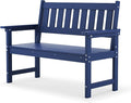 LUE BONA Outdoor Bench, 2-Person HDPS Garden Bench, Outdoor Benches Weatherproof by LUEBONA
