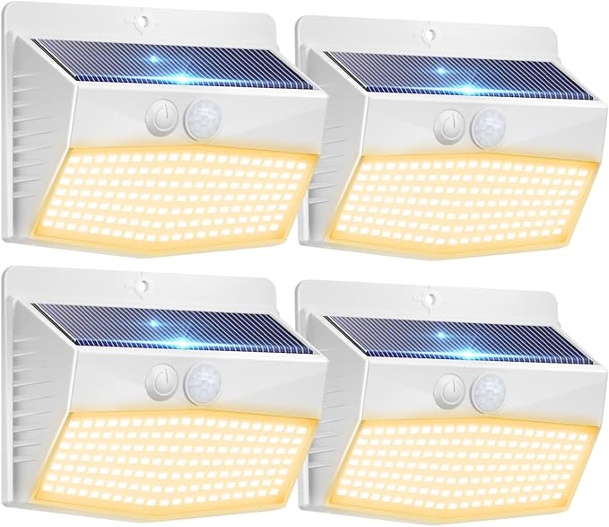 Peasur Solar Outdoor Lights, Motion Sensor Security Lights by Peasur