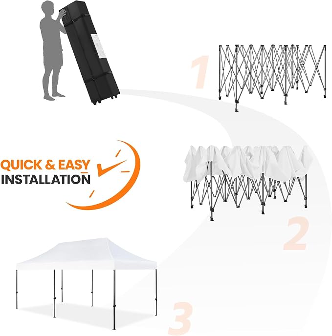 Yaheetech Heavy Duty Pop Up Canopy Tent, 10x20 Commercial Instant Shelter Tent - Image 7