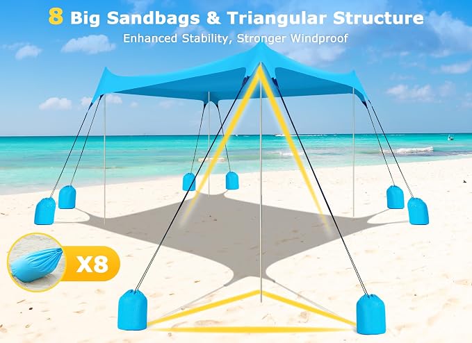 Gorich Beach Tent Sun Shelter - Image 2