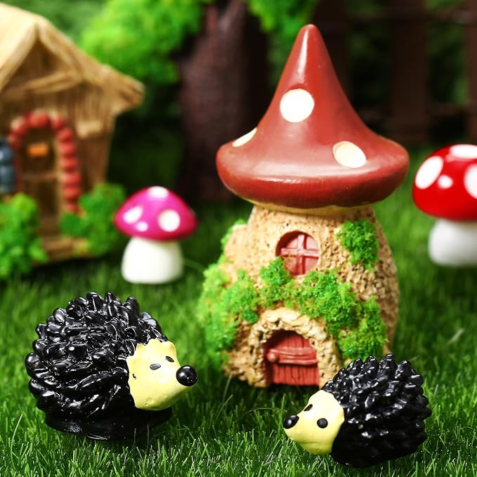 68 Pcs Fairy Garden Accessories Mini Resin Animals Figures Miniature Ducks - Image 7