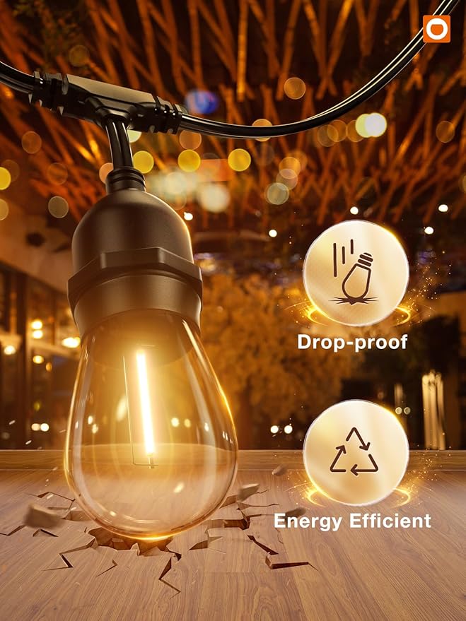 addlon LED Outdoor String Lights 36FT - Image 2