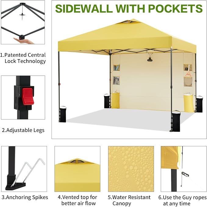 10'x10' Pop Up Canopy Tent - Image 2