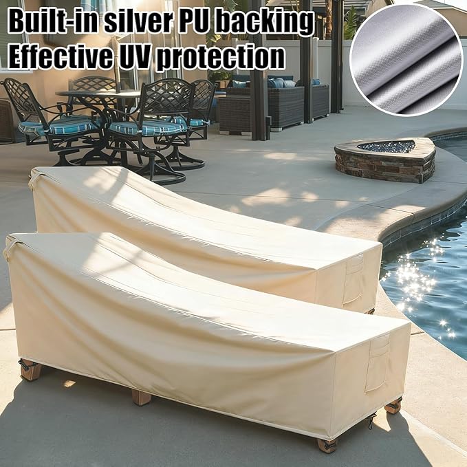 Chaise Lounge Cover Outdoor Waterproof - Image 4