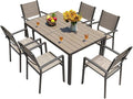 Homall Patio Dining Set 7 Pieces Outdoor Furniture by Homall