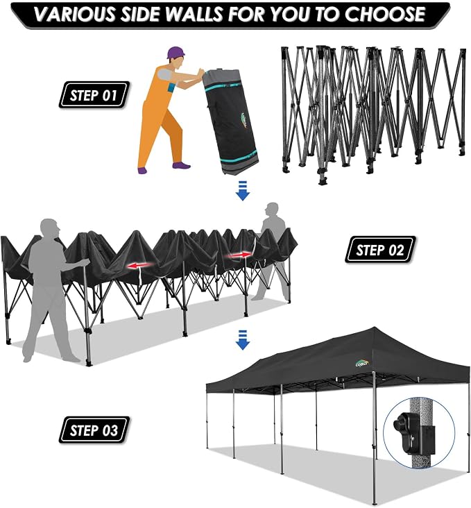 COBIZI 10x30 Pop up Canopy Tent 10x30 Canopy - Image 5
