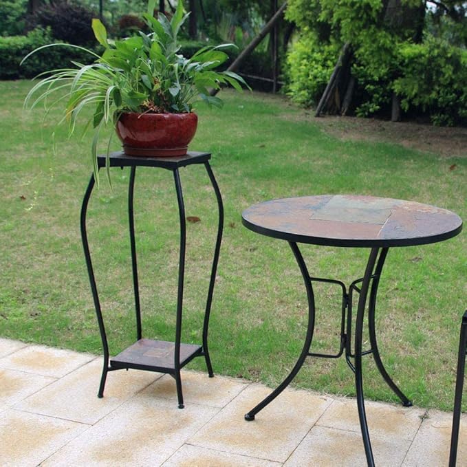 Zhongma 2 Tier 30" Tall Plant Stand - Image 2