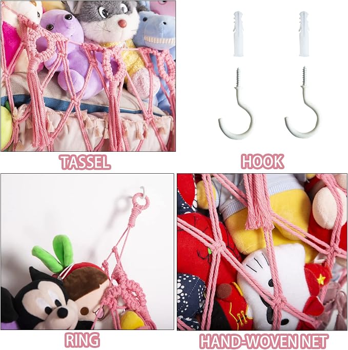 Stuffed Animal Net or Hammock Wall Hanging Net - Image 3