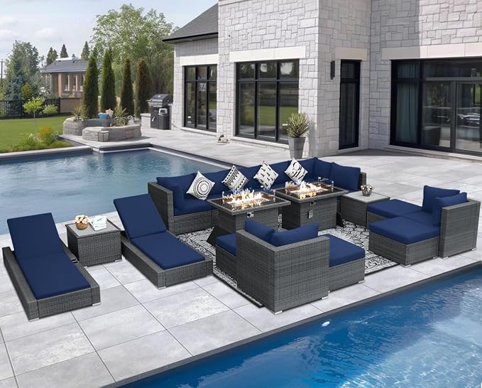 NICESOUL 18 Piece Patio Furniture Set - Image 2
