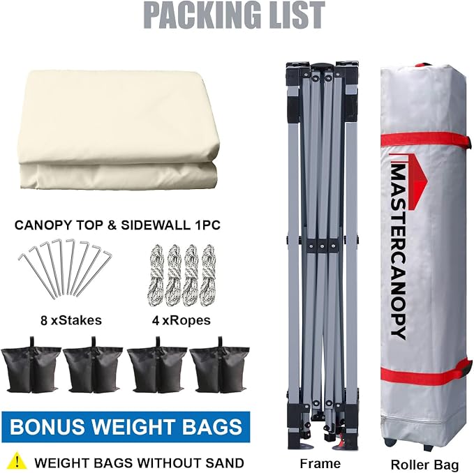 MASTERCANOPY Durable Pop-up Canopy Tent - Image 6