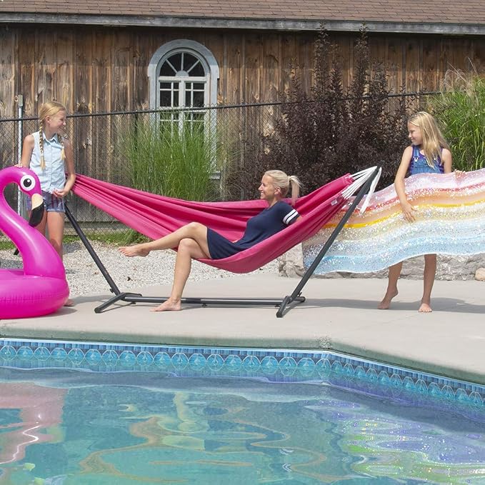 Vivere Double Polyester Hammock - 450 lb Capacity - Image 2