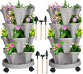 DUNCHATY Stackable Planter, Vertical Garden Planter by DUNCHATY