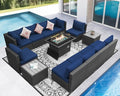 NICESOUL 13 Piece Outdoor Sectional Furniture by NICESOUL