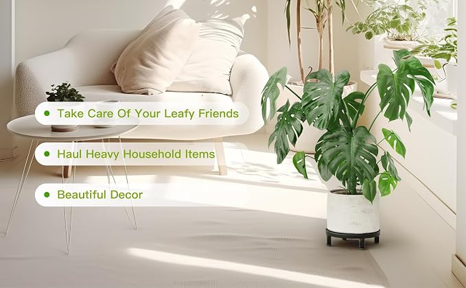 Zhongma 2 Pack 8.7" Fully Assembled Sturdy Potted Plant Stand Flower Pot Holder - Image 5