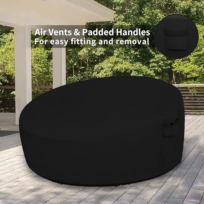 Easy-Going Heavy Duty 600D Outdoor Daybed Cover 88 Inch UV Resistant Patio - Image 5