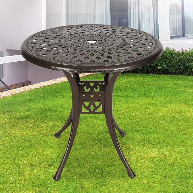 YUSING 3 Piece Outdoor Patio Bistro Set, Furniture Set - Image 4