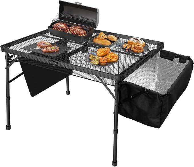 Portable Folding Grill Table by WildFinder