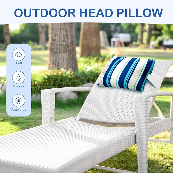 4 Pcs Chaise Lounge Pillow - Image 4