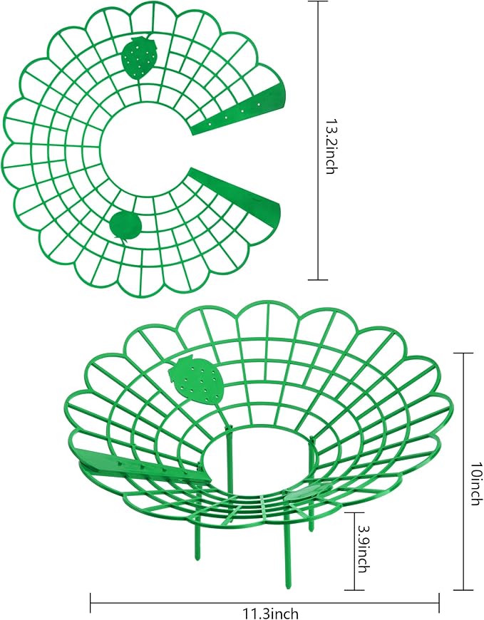 Iceyyyy 10 Pack Strawberry Plant Stand Supports-Strawberry Plant Support Stand - Image 4